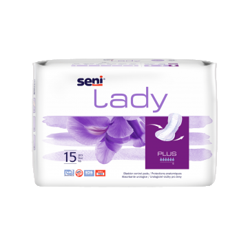 Absorbante pentru incontinenta Seni Lady Plus, 15 bucati, Seni