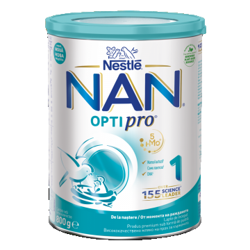 Formula de lapte NAN1 OPTIPRO HMO, 800g, Nestle