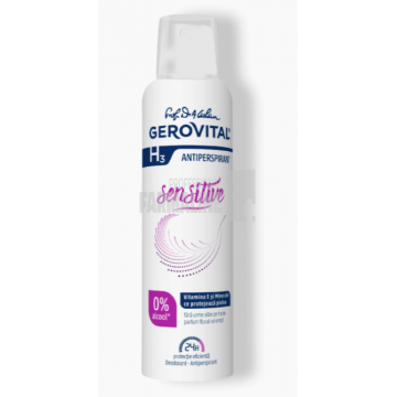 Gerovital H3 Sensitive Deodorant spray 150 ml