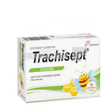 Trachisept Junior, 16 comprimate pentru supt, Labormed