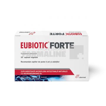 Eubiotic Forte, Labormed, Supliment alimentar pe bază de tulpini bacteriene benefice