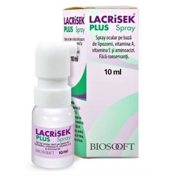 Lacrisek Plus spray oftalmic - 10ml