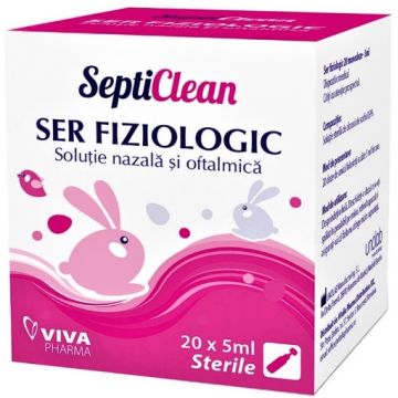 SeptiClean Ser fiziologic 5ml - 20 monodoze