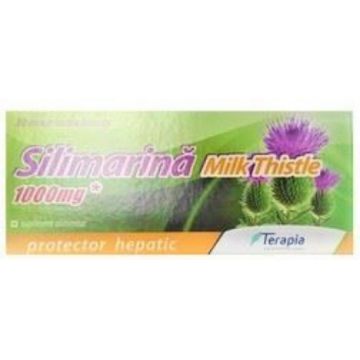 Silimarina Milk Thistle 1000mg - 30 comprimate filmate Terapia