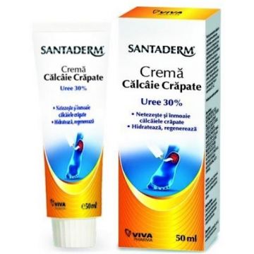 Vitalia K SantaDerm Crema pentru calcaie crapate - 50ml