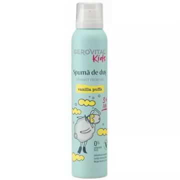 Spuma de dus Vanilla Puffs Gerovital Kids, 200ml, Gerovital