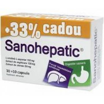 Zdrovit Sanohepatic - 30 capsule (+ 33% extra)