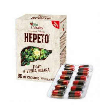 Hepeto, 30 capsule, Bio Vitality