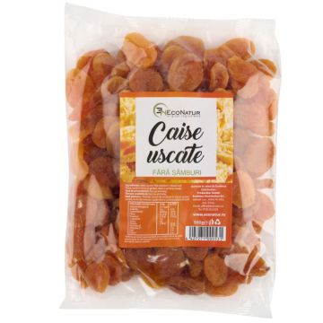 Caise uscate fara samburi, 500g, EcoNatur