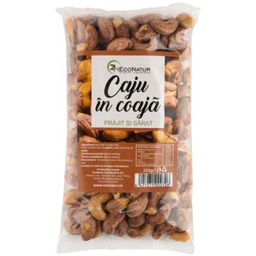 Caju in coaja prajit si sarate, 250g, EcoNatur