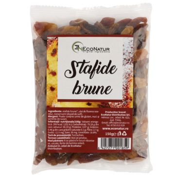 Stafide brune, 150g, EcoNatur