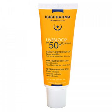 Fluid protector cu efect matifiant cu protectie solara SPF 50+ Isispharma UVEBLOCK, 40 ml