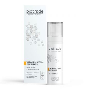 Ser iluminator cu vitamina C 15% si peptide Biotrade Pure Skin, 30 ml