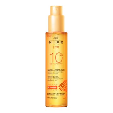 Ulei autobronzant Sun Tanning, Nuxe, SPF10+, 150ml (Gramaj: 150 ml, Concentratie: Autobronzant)