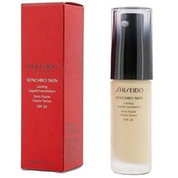 Fond de ten Shiseido Synchro Skin Lasing Liquid Foundation Spf20 (Concentratie: Fond de ten, Gramaj: 30 ml, Nuanta fond de ten: Rose 1)