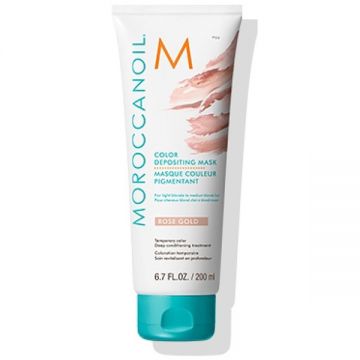 Masca de par nuantatoare Moroccanoil (Concentratie: Masca, Gramaj: 200 ml, Culoare produse: Rose Gold)