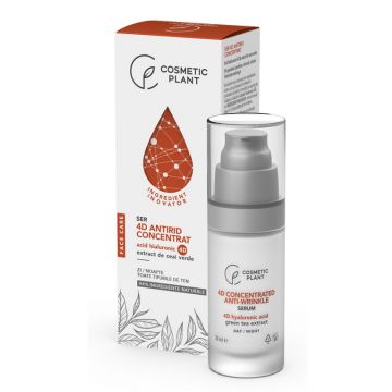 4D Ser antirid concentrat, 30 ml, Face Care Cosmetic Plant (Concentratie: Serum, Gramaj: 30 ml)