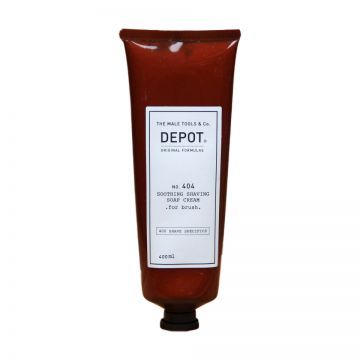 Crema pentru barbierit Depot 400 Shave Specifics No.404 Soothing Soap Cream (Concentratie: Crema pentru barbierit la tub, Gramaj: 400 ml)