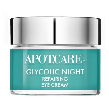 Crema reparatoare de noapte pentru ochi, Glycolic, APOT.CARE (Gramaj: 15 ml)