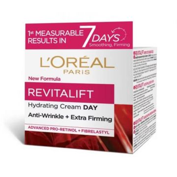 Crema antirid de zi Revitalift Hydrating Anti-Wrinkle & Extra Firming, 50ml, L'Oreal Paris