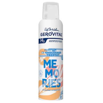 Antiperspirant H3 Memories, 150ml, Gerovital