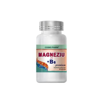 Cosmopharm Magneziu 375mg + B6, 30 tablete