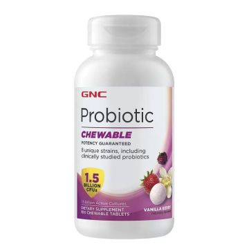 GNC Probiotic Chewable 1.5 Billion CFUs 100 tablete masticabile