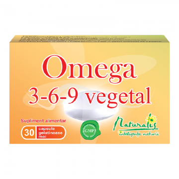 Omega 3-6-9 vegetal, 30 capsule, Naturalis