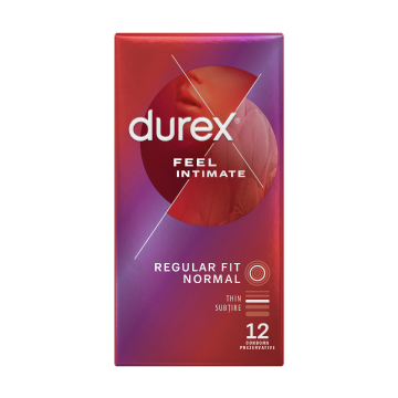 Prezervative Feel Intimate, 12 bucati, Durex