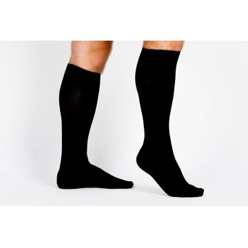 Ciorapi compresivi medicali Unisex VARILEGS (14-18 MmHg), negru - M