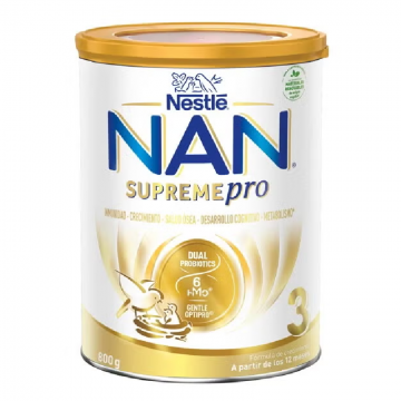 Formula de lapte praf Nan 3 Supreme Pro, + 12 luni, 800 g, Nestle