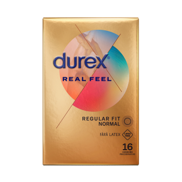 Prezervative Real Feel, 16 bucati, Durex