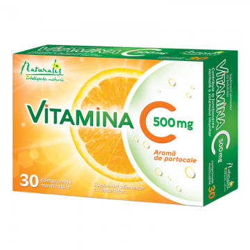 Vitamina C 500mg, 30 comprimate, Naturalis