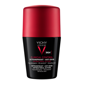 Deodorant roll-on Homme, eficacitate 96h, Clinical Control, 50ml, Vichy