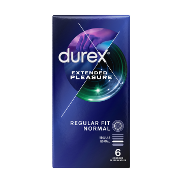 Prezervative Extend Pleasure, 6 bucati, Durex