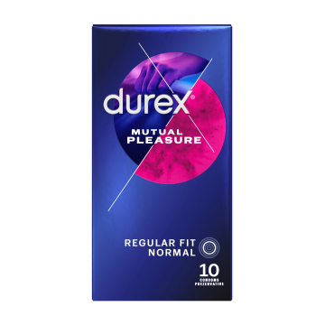 Prezervative Mutual Pleasure, 10 bucati, Durex