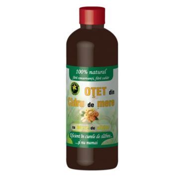 Hypericum Otet din cidru de mere si miere - 500ml