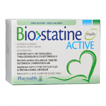 Biostatine Active, 60 comprimate, Pharmalife