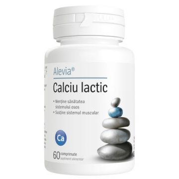 Alevia Calciu lactic - 60 comprimate