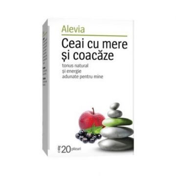 Alevia ceai cu mere si coacaze - 20 plicuri