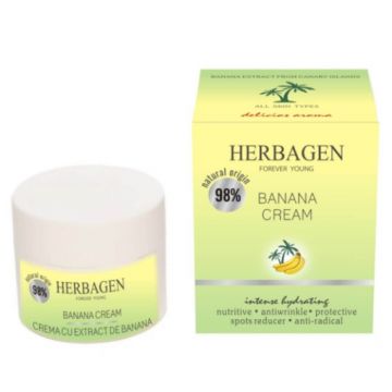 Herbagen Crema cu extract de banana - 50 grame