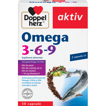 Omega 3-6-9, 30 capsule, Doppelherz