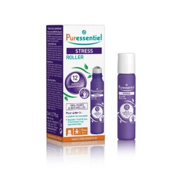 Puressentiel Roll-on antistres cu 12 uleiuri esentiale - 5ml