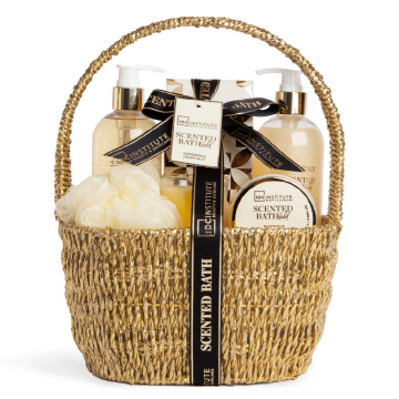 Set Scented Bath Gold Basket, IDC Institute