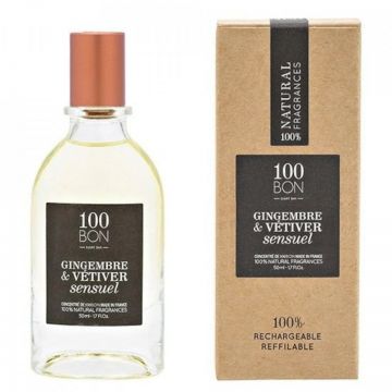 100 Bon Gingembre Et Vetiver Sensuel Concentre, Apa de parfum, Unisex (Concentratie: Apa de Parfum, Gramaj: 50 ml Tester)