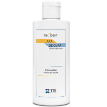 Tis Tisodent Apa de gura cu clorhexidina 0.1% - 250ml