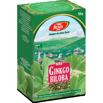 Fares Ginkgo biloba ceai - 50 grame