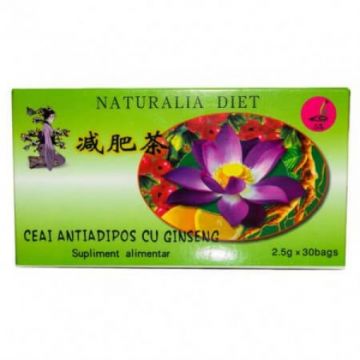 Naturalia Diet Ceai antiadipos cu ginseng - 30 doze