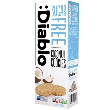 Biscuiti fara zahar cu cocos, 150g, Diablo