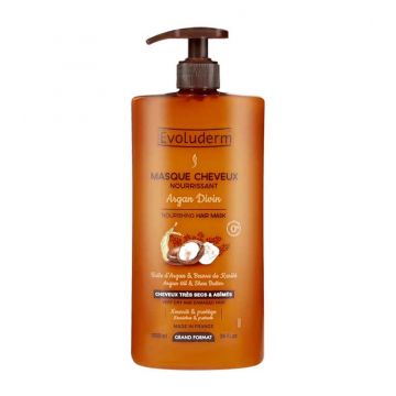 Masca hranitoare pentru par Argan Divin, 1000ml, Evoluderm